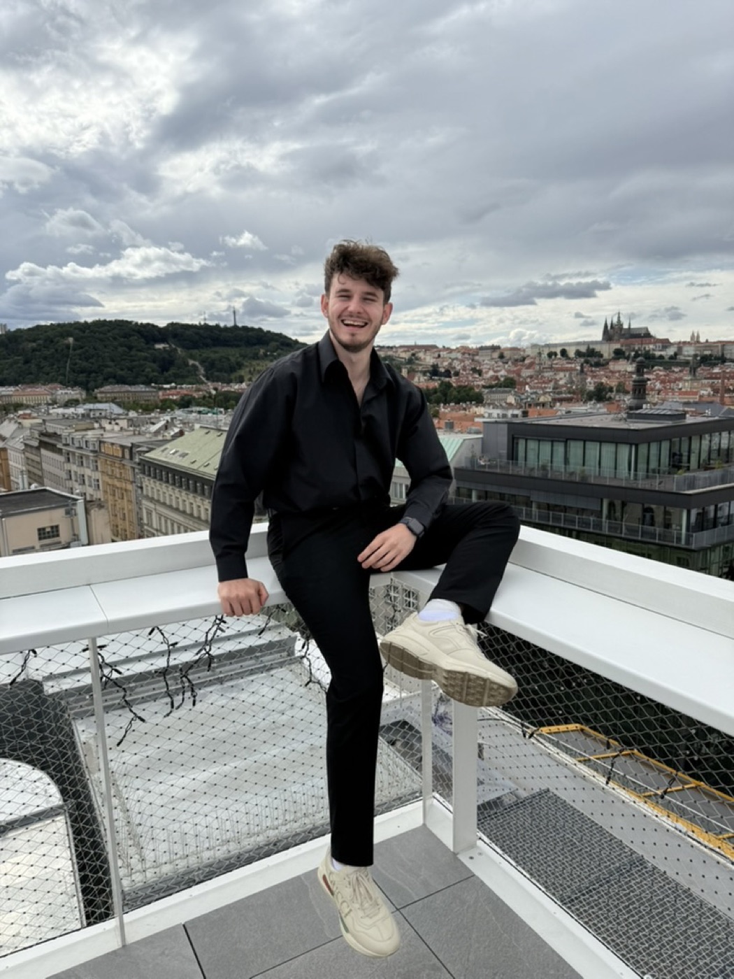 Matěj Jíra nad Prahou